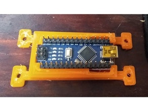 arduino nano vacarme monter assiette rail 3d print model - Mito3D
