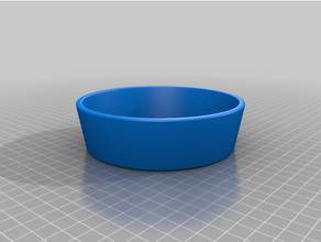 basic flower pot saucer 3d print model - Mito3D