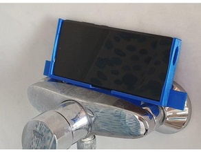 célula teléfono soporte agua grifos Samsung s20 3d print model - Mito3D