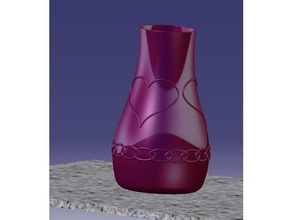 vase flower pot 3d print model - Mito3D