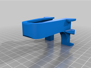 Brompton valiz engelleyici arka raf 3d print model - Mito3D