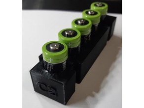 modular c2 battery holder 3d print model - Mito3D