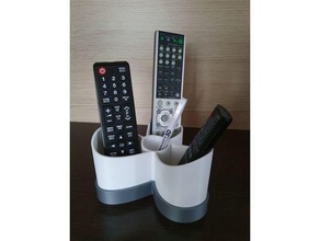 dock commandes base remote control support telecommande tv 3d print model - Mito3D