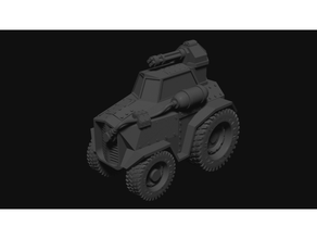 guerra trator Gaslands gaslands reabastecido carro Mad Max tampo mesa jogos jogo 3d print model - Mito3D