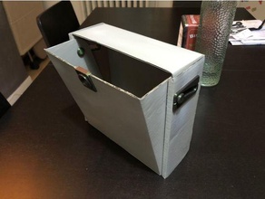 covid mask dispenser filament box cardboard covid-19 covidmask storage 3d print model - Mito3D