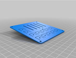 plate forme contrôle raccourcis clavier raccourci glissière 3d print model - Mito3D