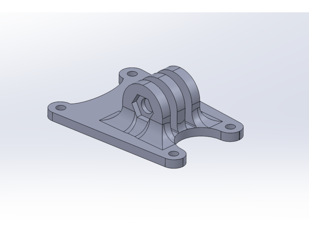 gopro montar pestañas proyecto 399 súper project399 superg supergplus 3D print model - Mito3D