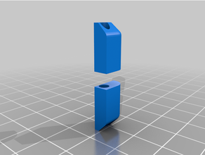 rummikub loseta estante bisagra soporte 3d print model - Mito3D