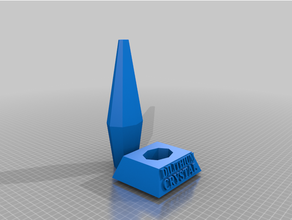 estrella emigrar cristal 3d print model - Mito3D