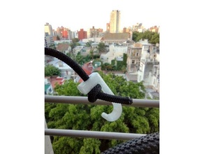 bike hook elastic 3d print model - Mito3D