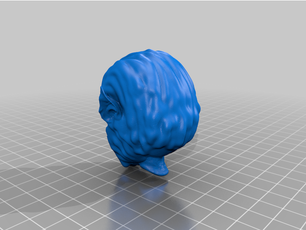 estrella emigrar tos tellarita cabeza esculpir esculpido cabello pelaje 1 6 escala acción figura sexto 3D print model - Mito3D