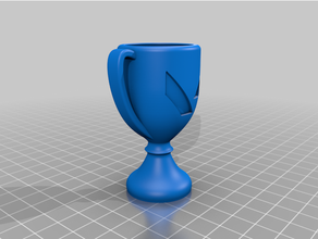 mini valorant trophy cup 3d print model - Mito3D