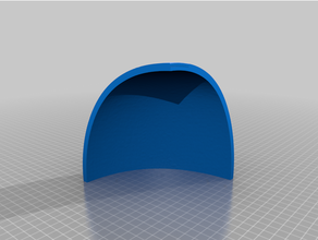 casco parti superiore 3d print model - Mito3D