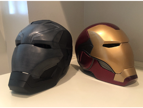 iron man mk46 helmet motorization hinge ironman case 3d print model - Mito3D