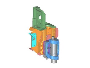 hydra fan duct & tool change cr10s pro remix step stp 3d print model - Mito3D