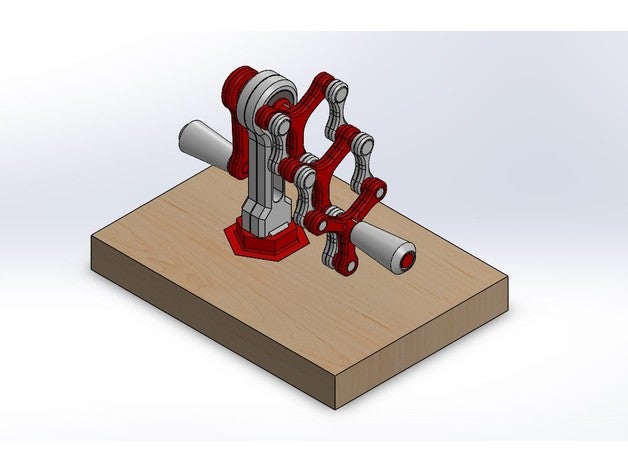 schmidt accoppiamento progetto ingegneria meccanico 3D print model - Mito3D