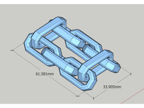 chain ring 3d print model - Mito3D