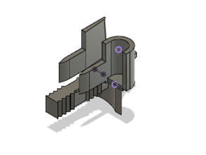 guía rail cojos volet roulant 3d print model - Mito3D