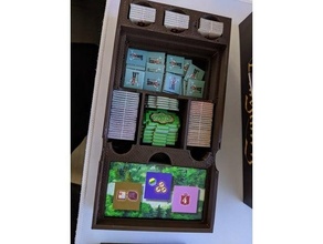 símbolo inserir castelos Borgonha 20th edição jogo tabuleiro acessórios componentes inserções organizador incrustação 3d print model - Mito3D