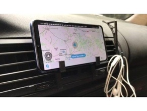 phone tablet car holder vw golf iv 3d print model - Mito3D