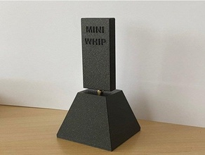 Miniwhip hf Antenne Fall Mantel Halter Unterstützung Mini Peitsche 3d print model - Mito3D