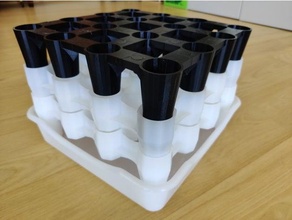 bottle drying rack beer brewing 3d print model - Mito3D