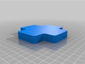 holographic cross box storage 3d print model - Mito3D