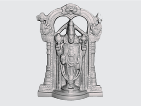 Venkateswara destruidor pecados Balaji Deus hindu hinduísmo Índia indiano tirumala Tirupathi Vishnu 3d print model - Mito3D