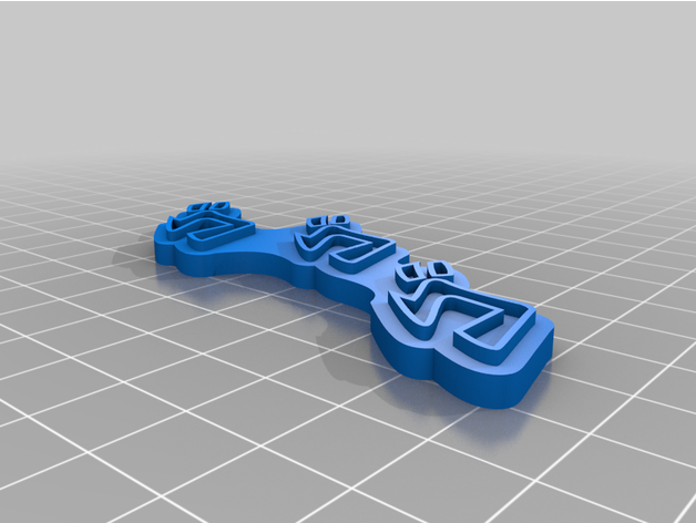 jojo minaccioso magnete jojos bizzarro kanji 3D print model - Mito3D