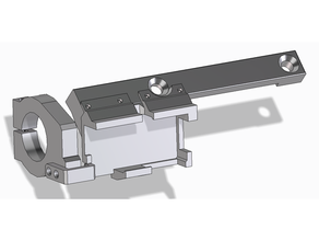 digital caliper mount myford tailstock holder 3d print model - Mito3D