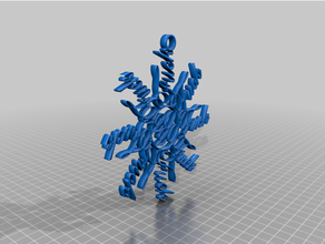fuckflake 2020 fuck snowflake 3d print model - Mito3D
