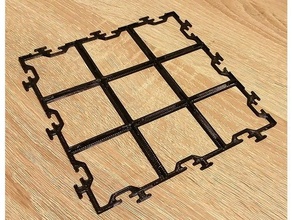 generico gioco tavolo piastrella griglia alhambra cacao carcassonne organizzazione piastrelle 3d print model - Mito3D