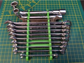custom wrench holder organizer 3d print model - Mito3D