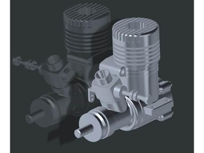 os25 rc motor max os 3d print model - Mito3D