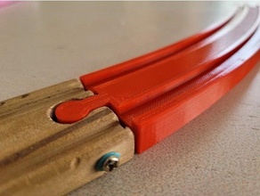 Tommaso train wood compatibile traccia pezzi 3d print model - Mito3D