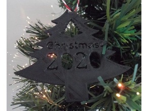 christmas 2020 decoration decorations ornament ornaments tree xmas 3d print model - Mito3D