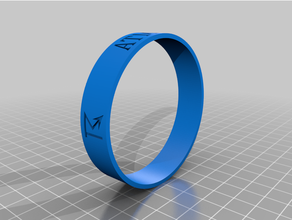 meteorology bracelet weather 3d print model - Mito3D