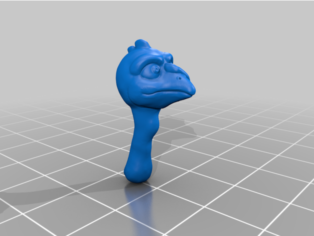 dinde tête sculpter 3D print model - Mito3D
