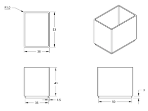 raaco handybox insert a9-1 organization 3d print model - Mito3D