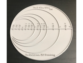 meteorology hail size disc weather 3d print model - Mito3D