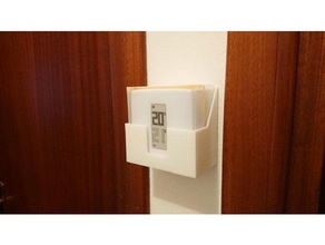 parete supporto netatmo termostato 3d print model - Mito3D
