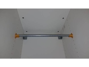 ikea pax hanger 18mm conduit 3d print model - Mito3D