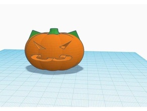 zucca gatto Halloween decorazione 3d print model - Mito3D