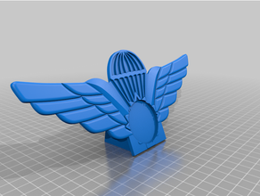 canadian forces para coin holder 3d print model - Mito3D