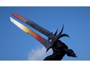 épée tendon acier mtg cosplay magie rassemblement 3d print model - Mito3D