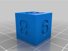 7-12 dice 3d print model - Mito3D