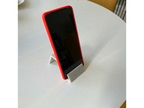 einfach Telefon Stand Halter Unterstützung Smartphone 3d print model - Mito3D