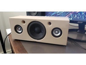 soundbar logitech speakers bluetooth speaker 3d print model - Mito3D