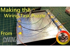 wiring task puzzle among us 3d print model - Mito3D