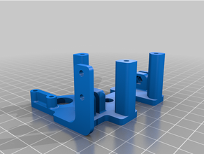 tronxy x5sa pro - smooth fang duct bracket 3d print model - Mito3D